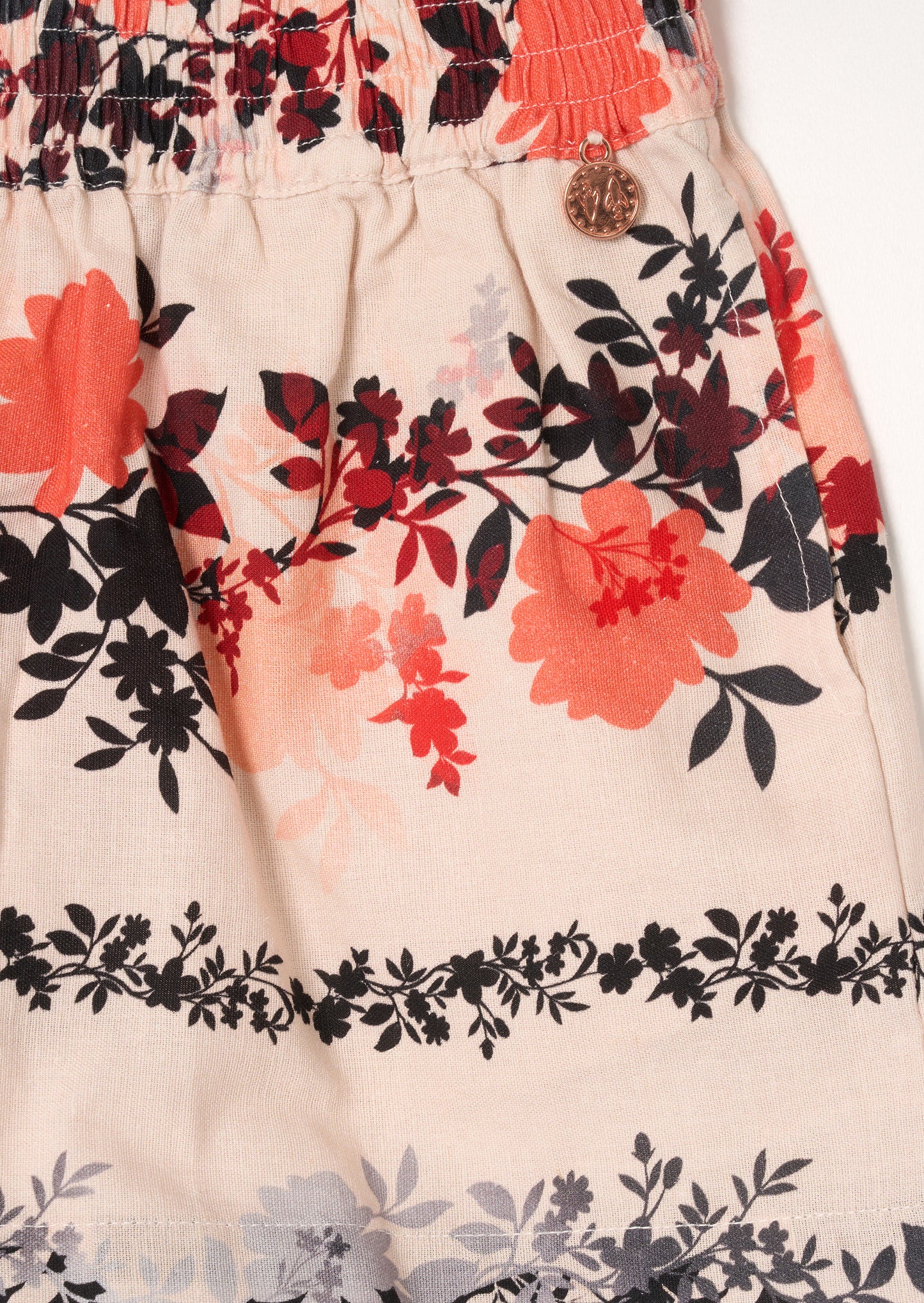 Brooke Print Linen Shorts