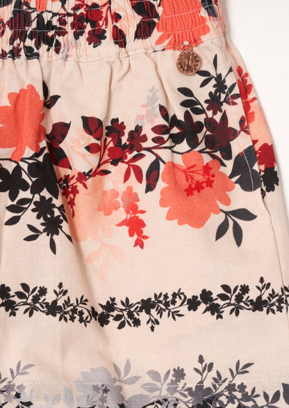 Brooke Print Linen Shorts