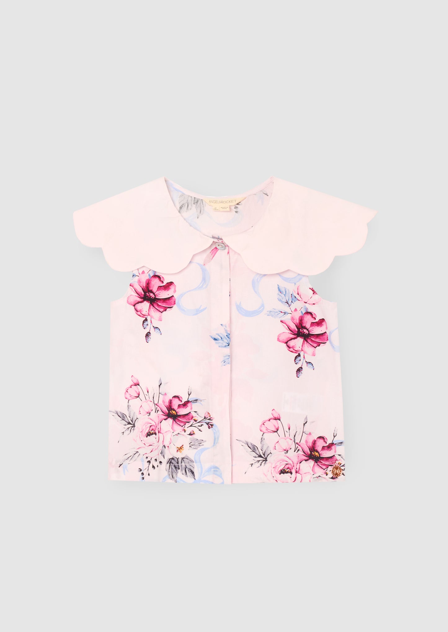 Cleo Scallop Collar Blouse