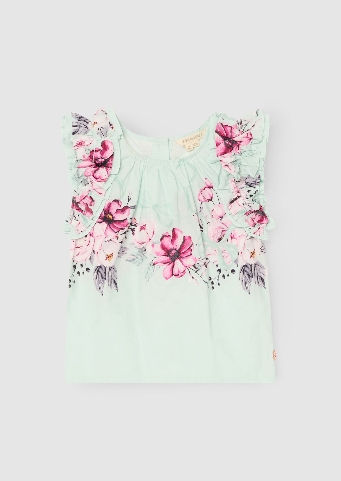 Nina Ruffle Shell Top