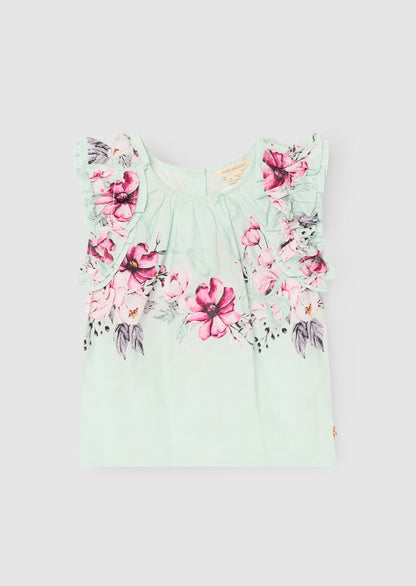 Nina Ruffle Shell Top