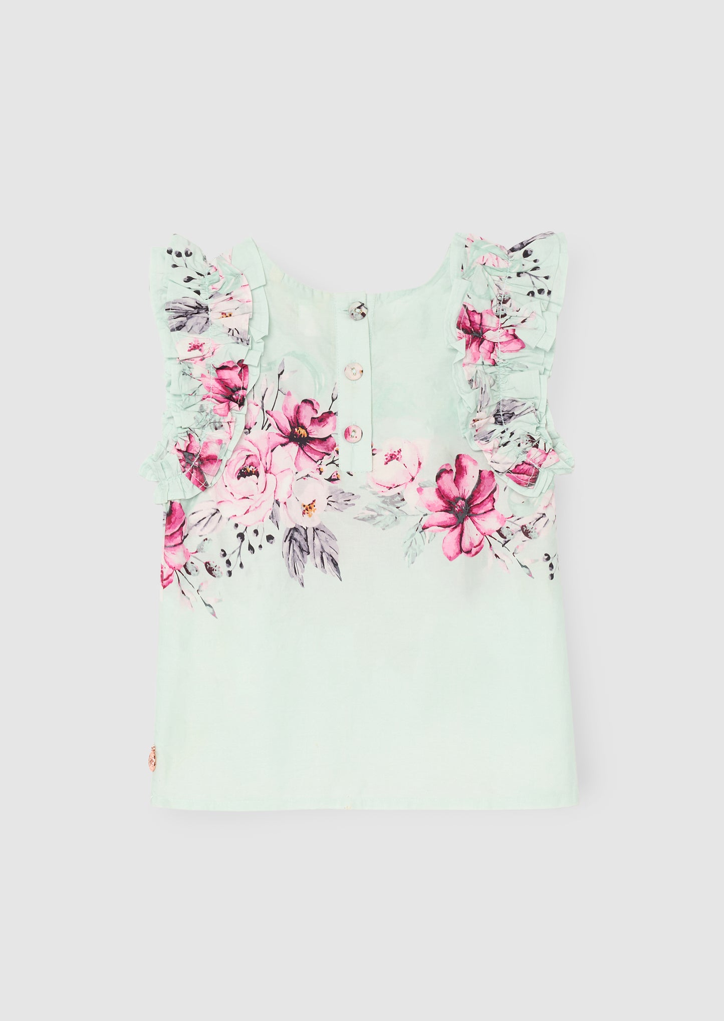 Nina Ruffle Shell Top