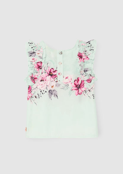 Nina Ruffle Shell Top