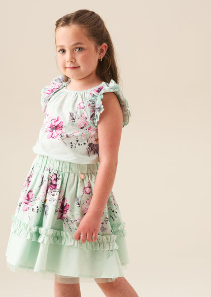 Nina Ruffle Shell Top