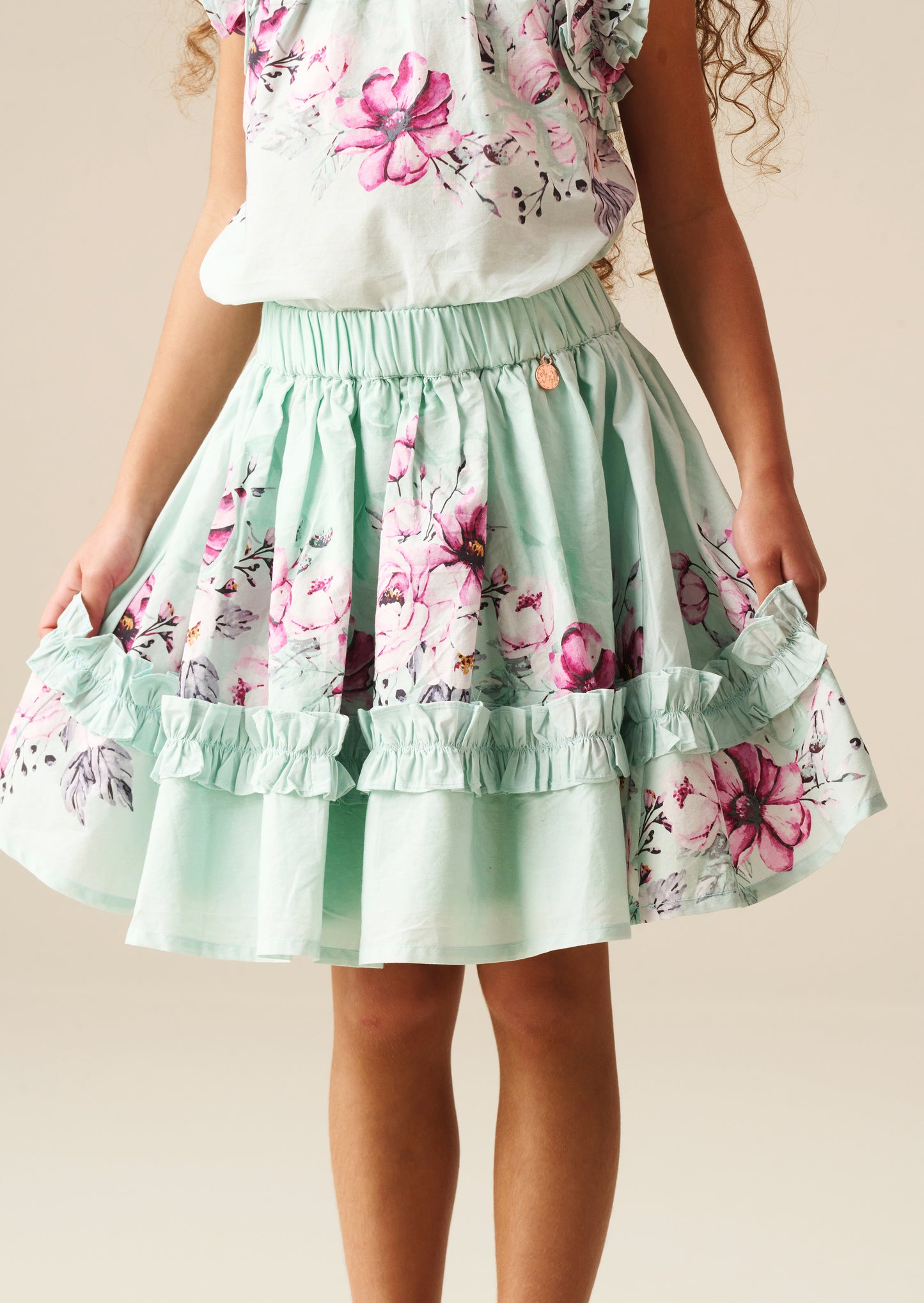 Nina Ruffle Hem Skirt