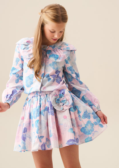 Celia Floral Corsage Skirt