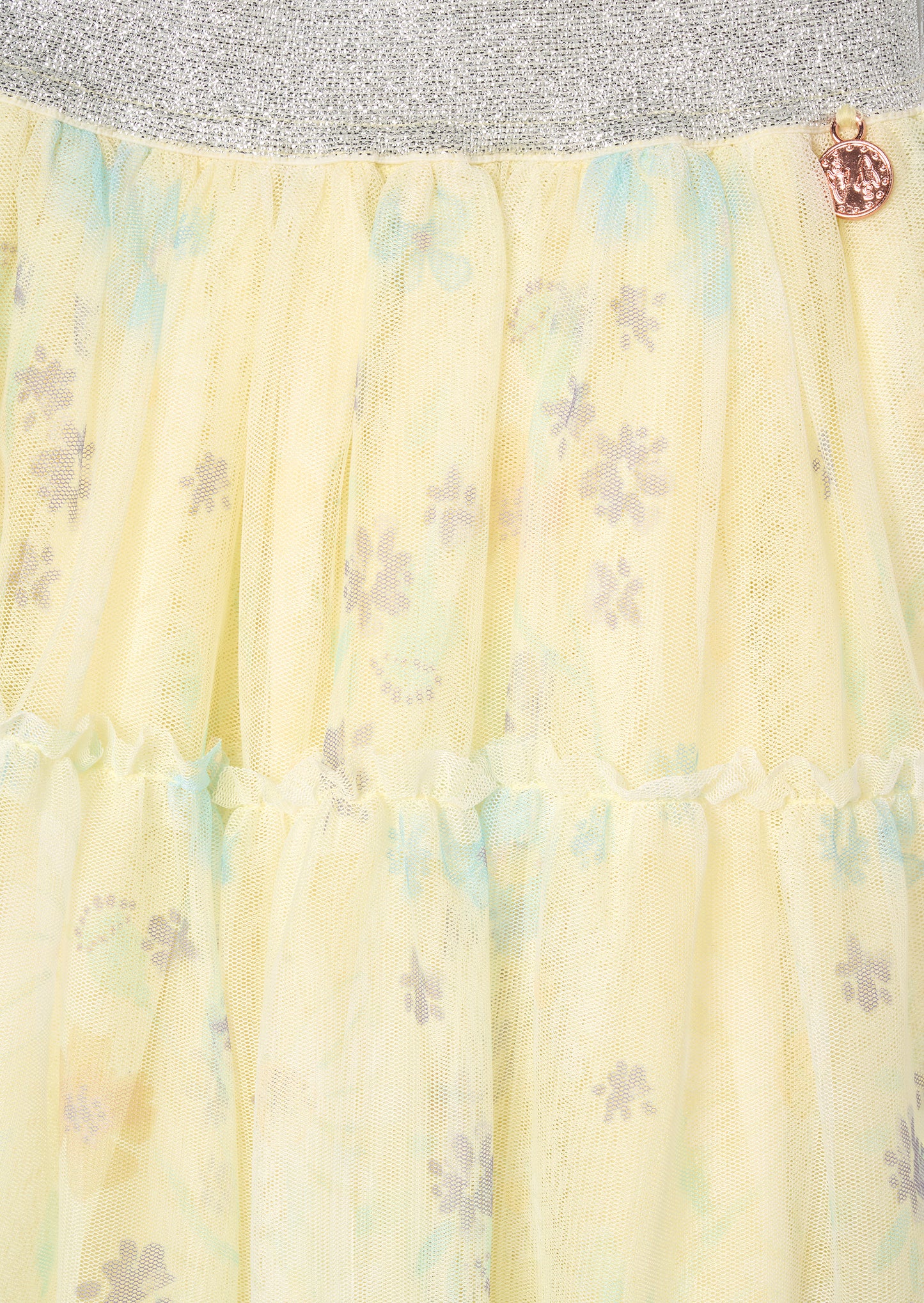 Mae Floral Print Mesh Skirt