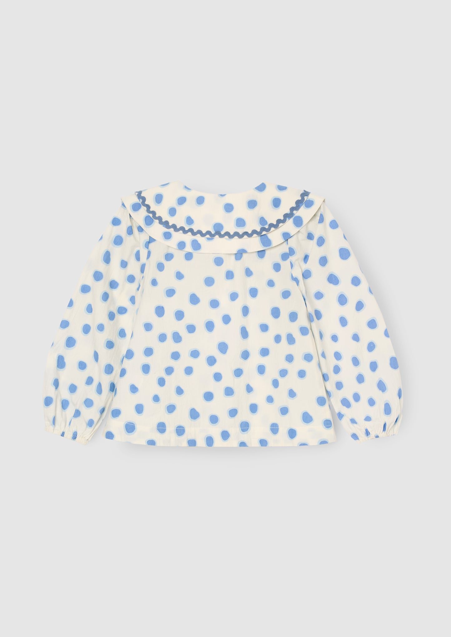 Leonie Double Collar Spot Blouse