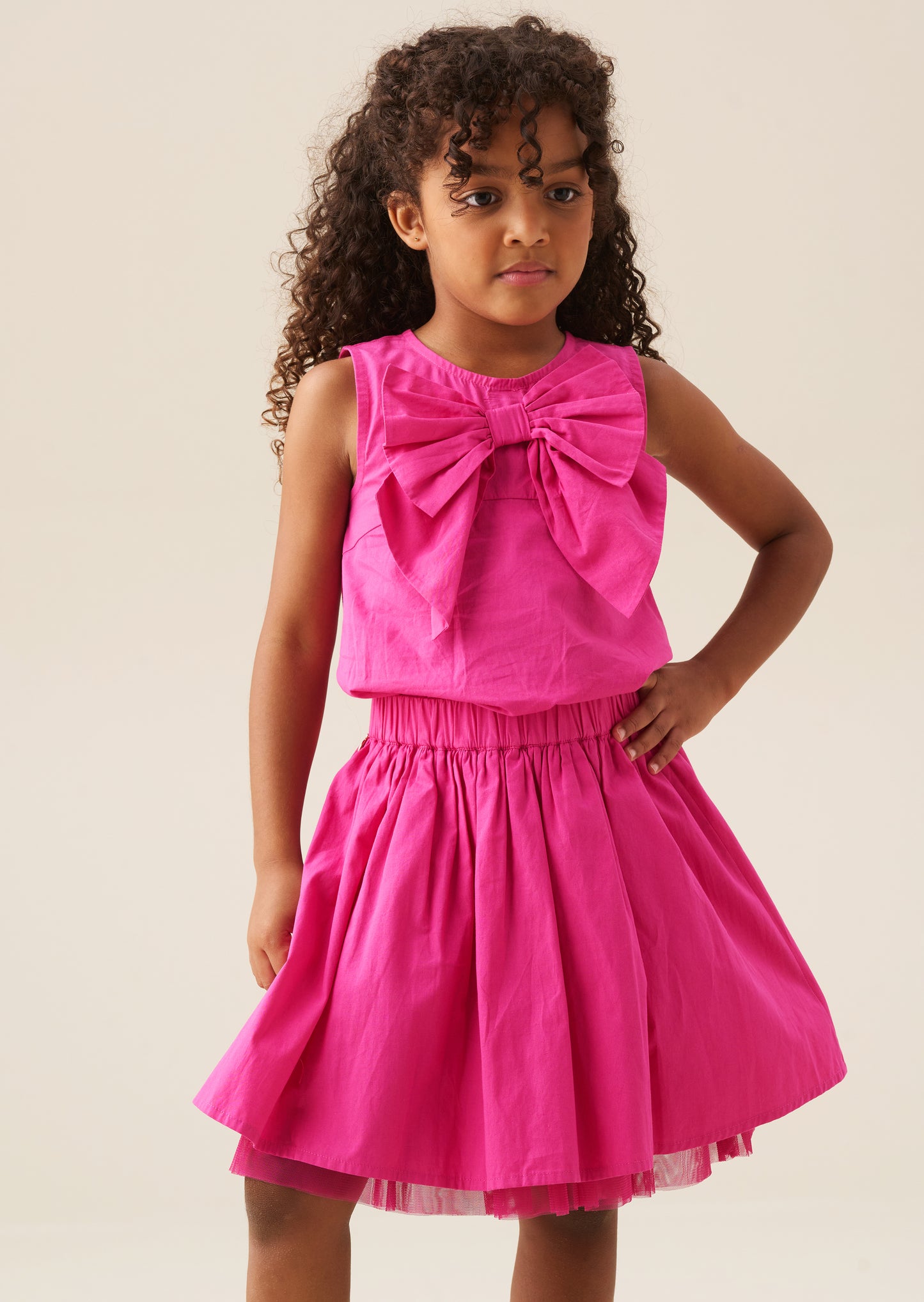 Enya Bow Shell Top