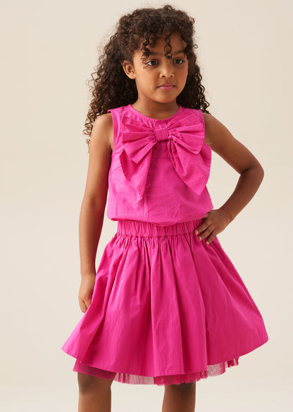 Enya Bow Shell Top