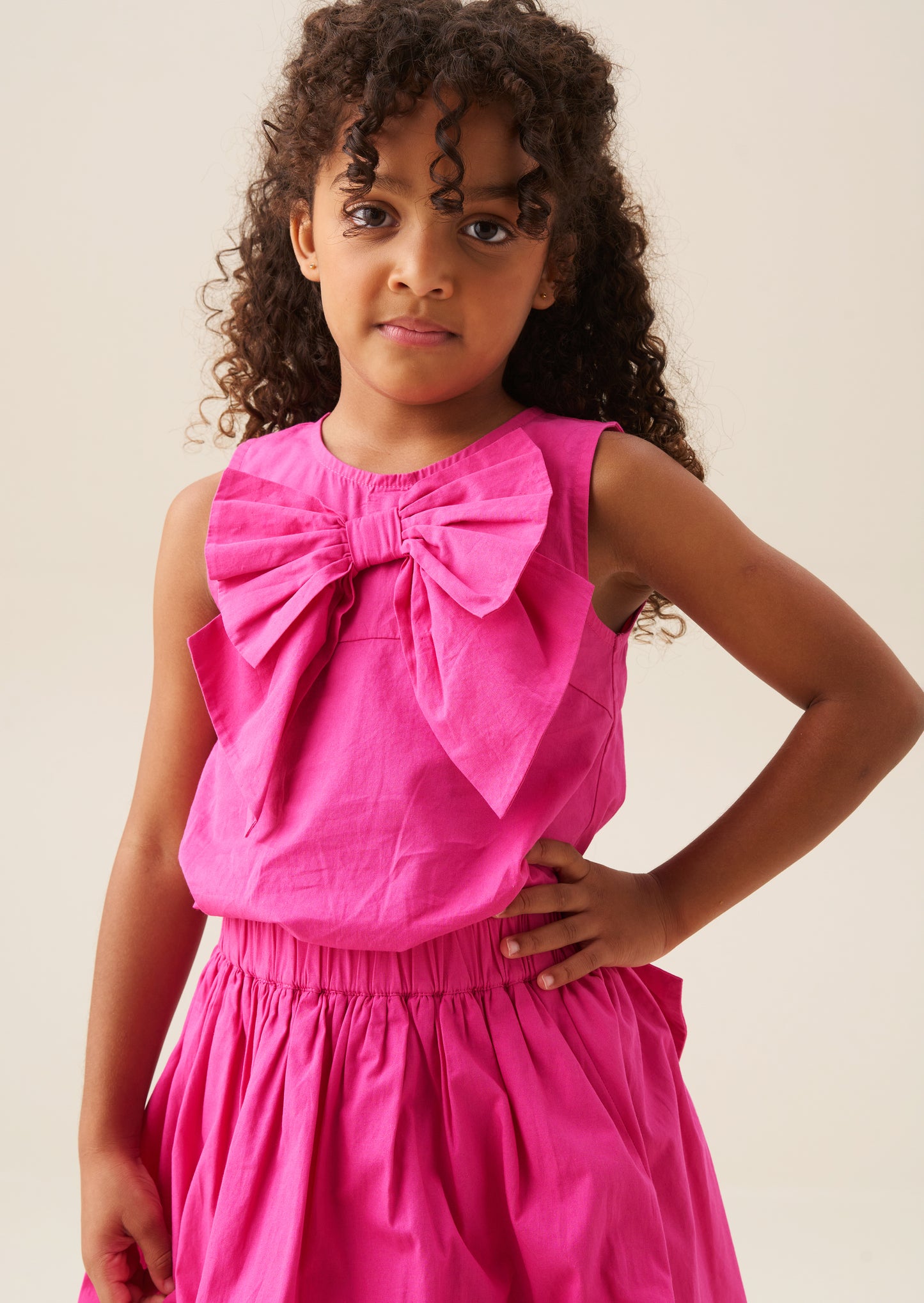Enya Bow Shell Top