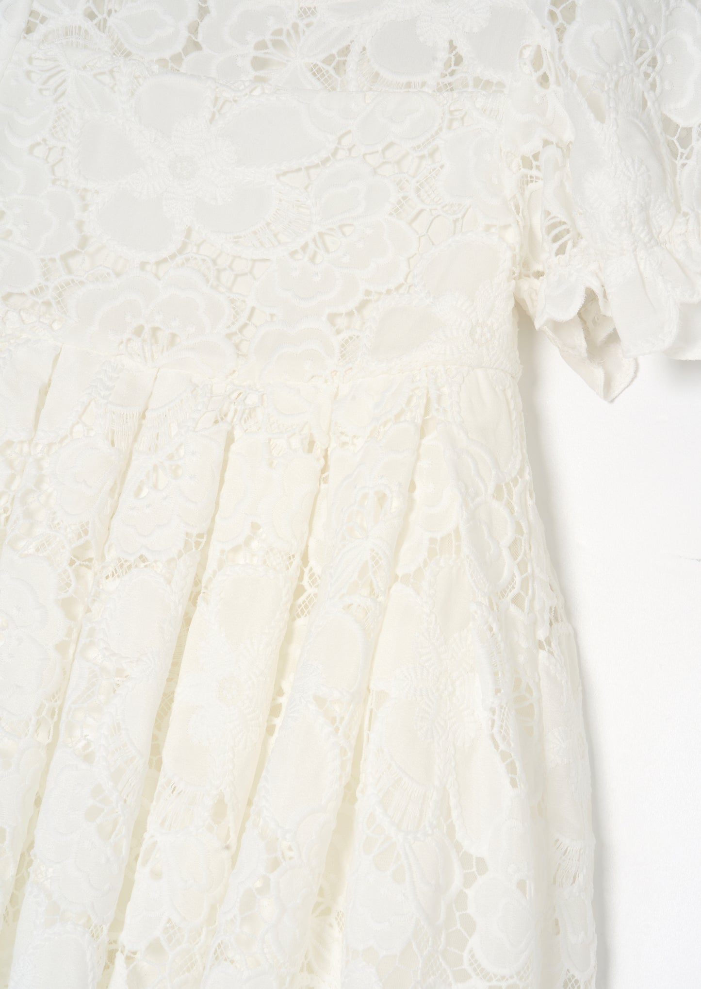 Maeva White Lace Dress