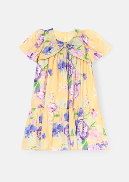 Lucia Floral Print Puff Sleeve Dress