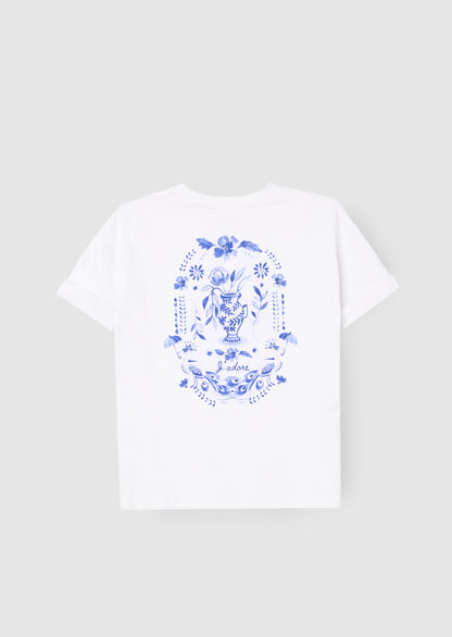 Joanie Floral Placement Print T Shirt