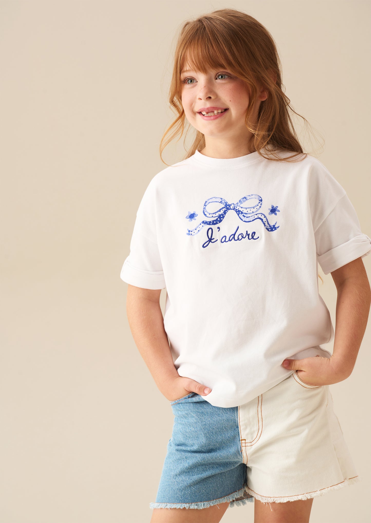 Joanie Floral Placement Print T Shirt