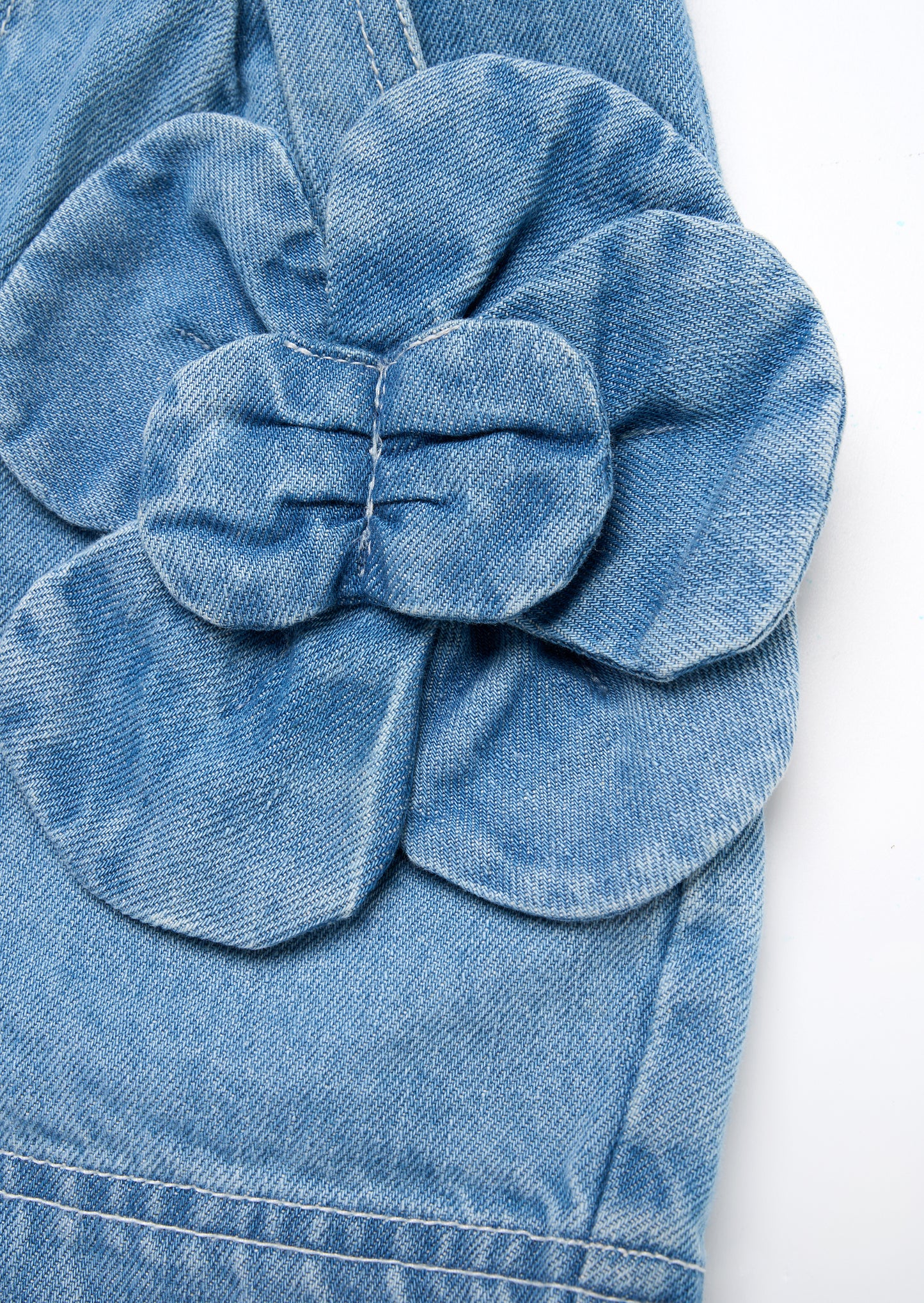 Eden 3D Flower Denim Shorts