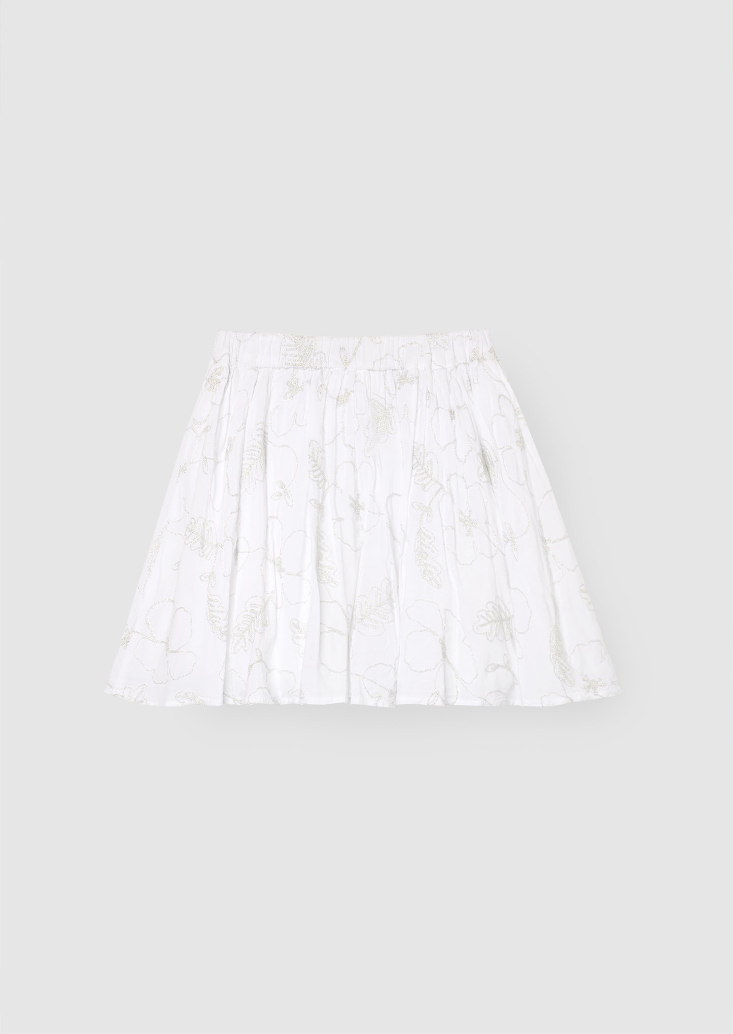 Dalhia Floral Embroidered Skirt