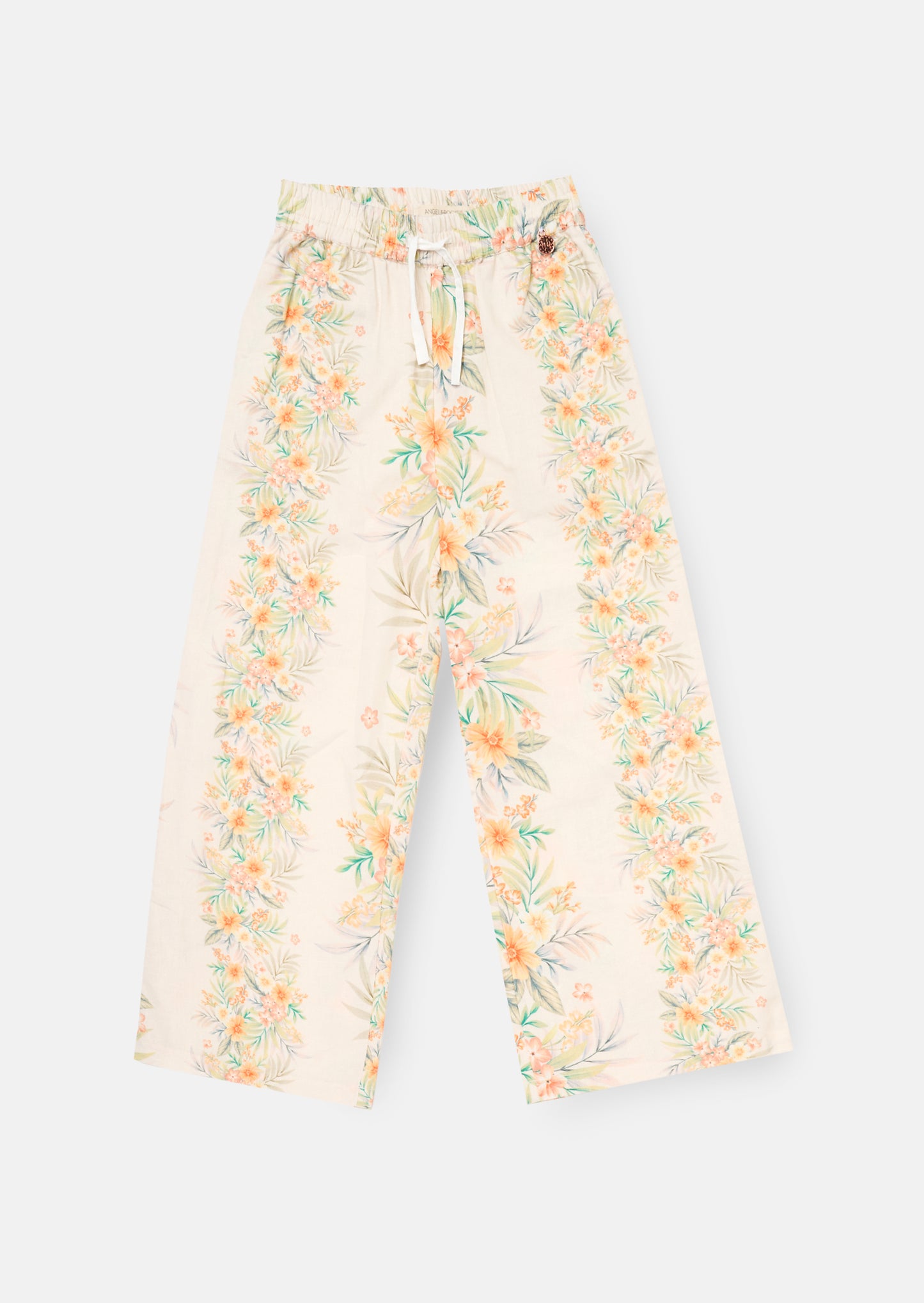 Primrose Floral Print Tie Waist Trousers