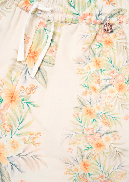 Primrose Floral Print Tie Waist Trousers