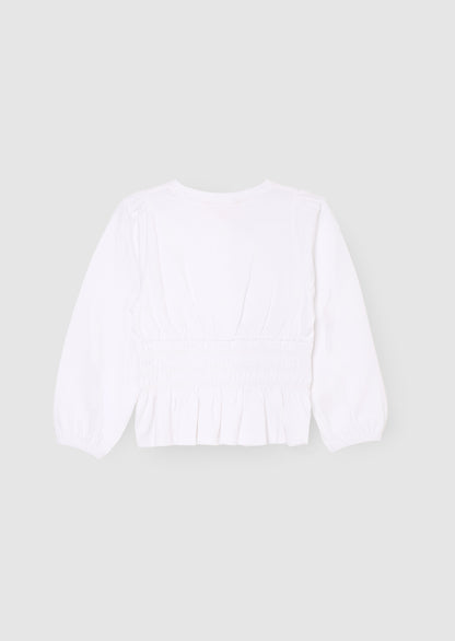 Cassie Shirred Detail Top