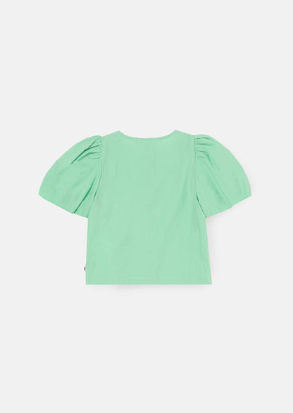 Roxie Bow Embellished Woven Top