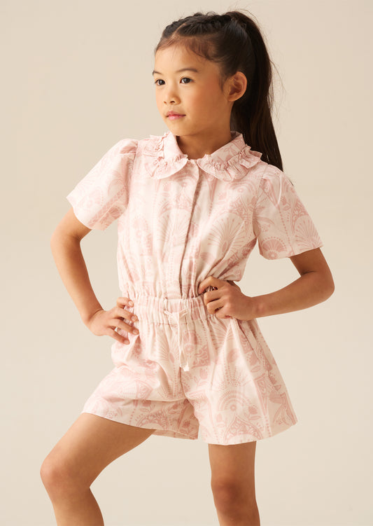 Abby Linen Tie Waist Jumpsuit