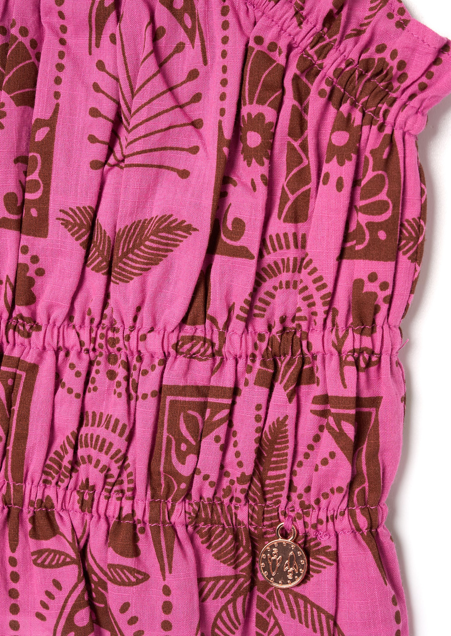 Izzy Palm Print Top