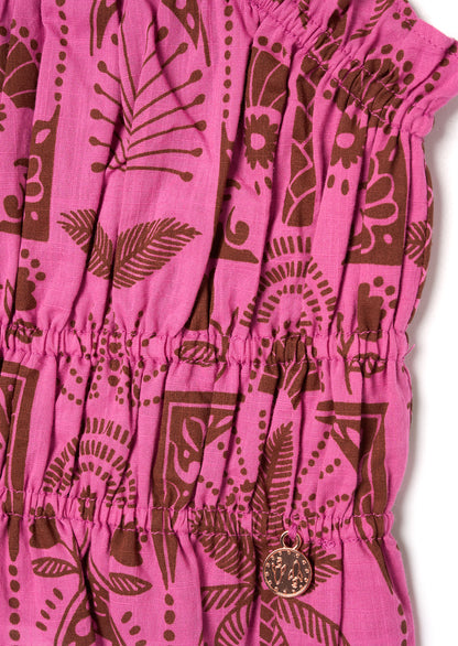 Izzy Palm Print Top