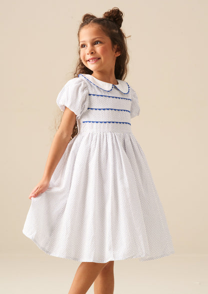Lottie Spot Puff Sleeve Dress