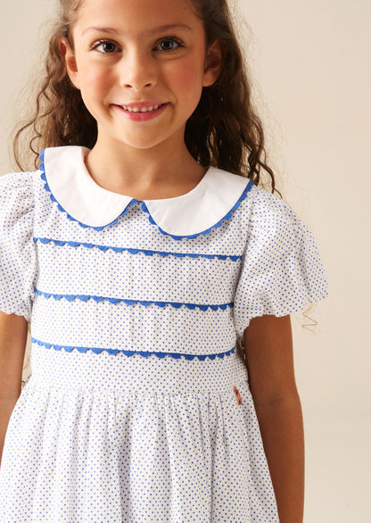 Lottie Spot Puff Sleeve Dress