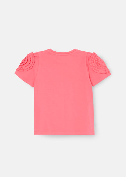 Nila Flower Corsage T Shirt