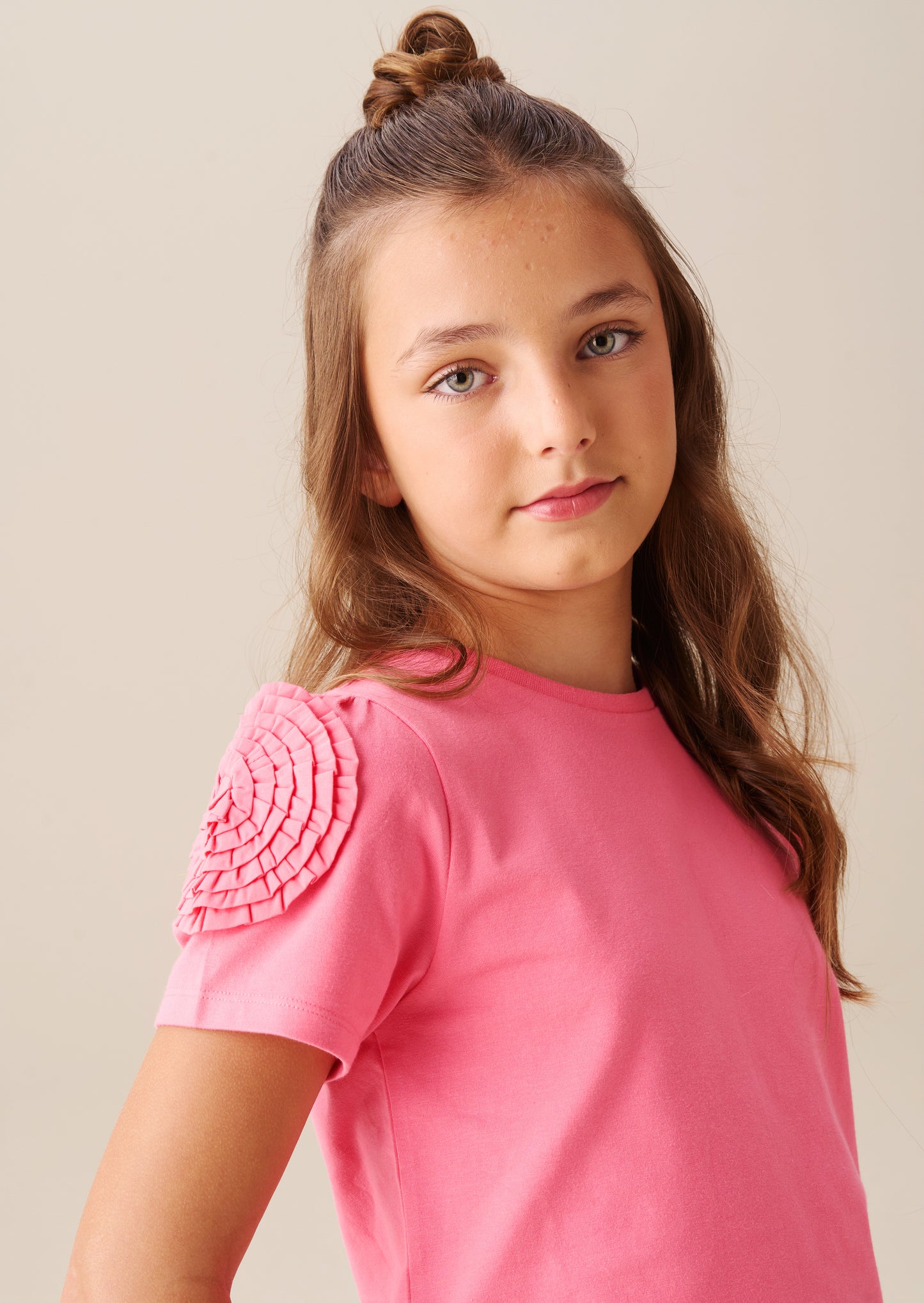 Nila Flower Corsage T Shirt