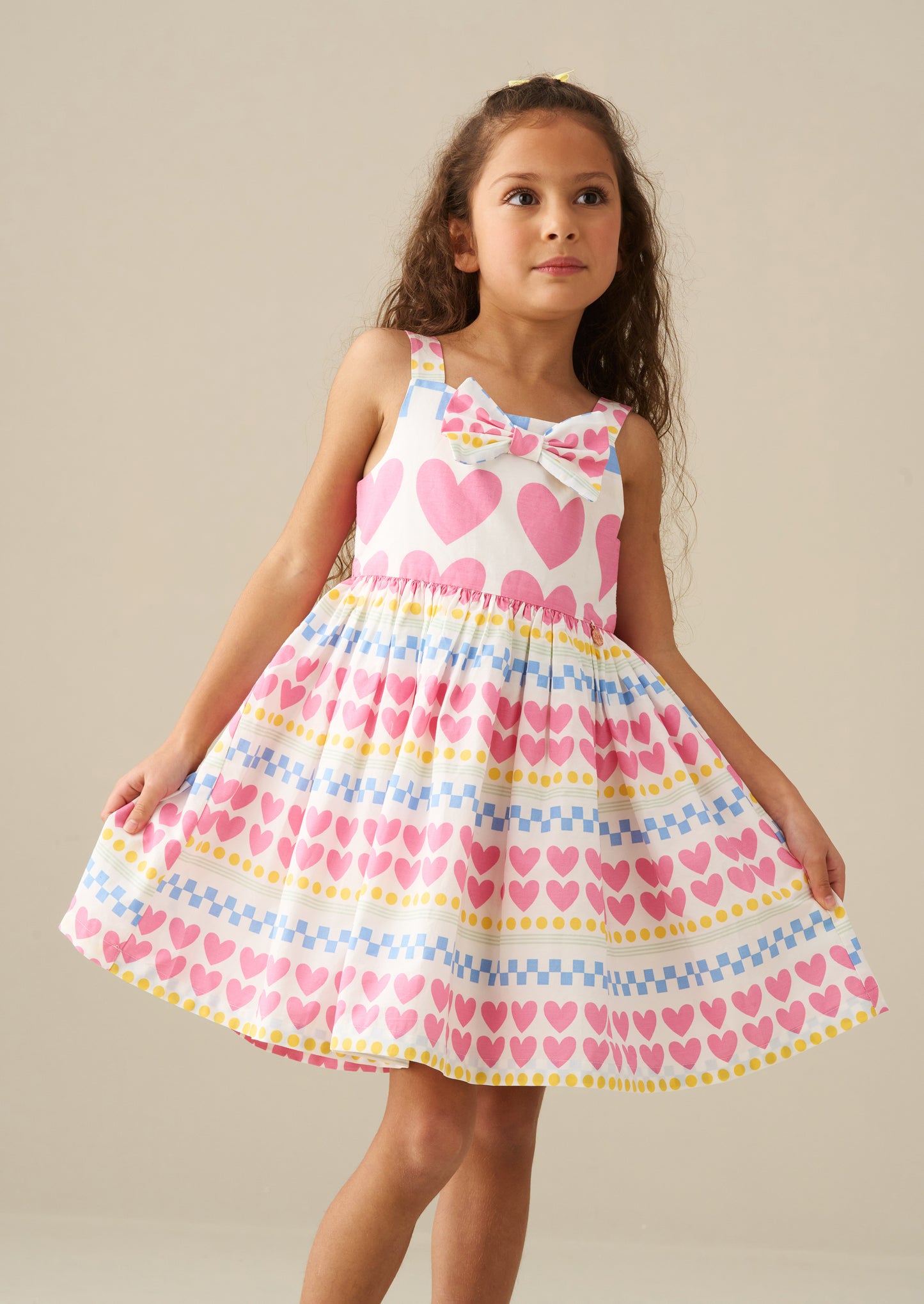 Maddie Heart Print Dress