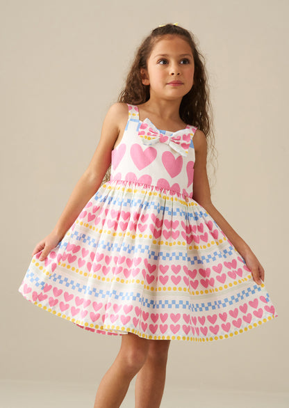 Maddie Heart Print Dress