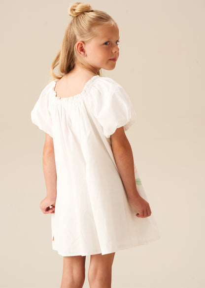 Coletta Puff Sleeve Swing Dress