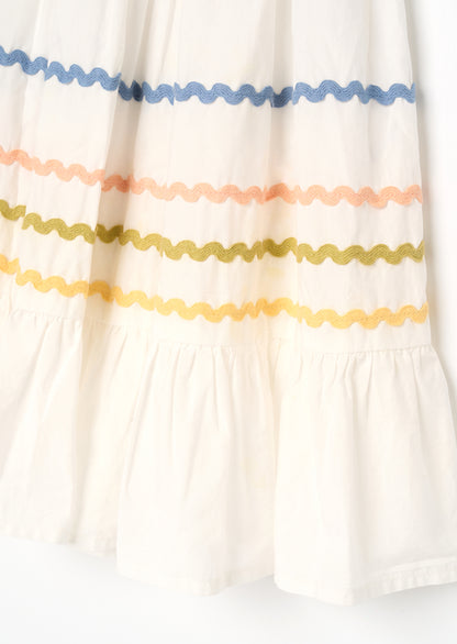 Monique Ric Rac Detail Maxi Dress