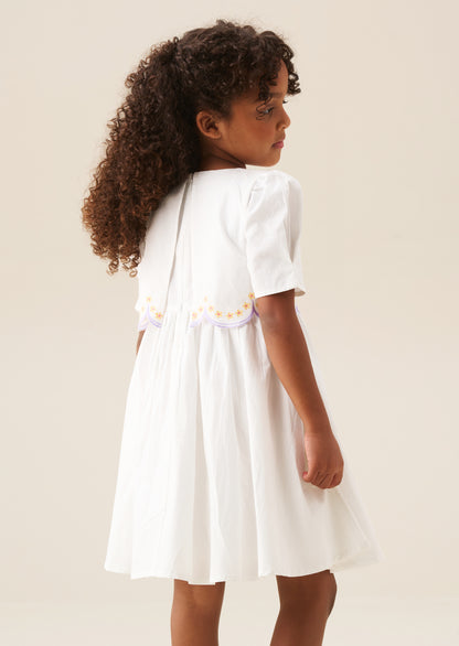 Gabby Floral Embroidered Dress