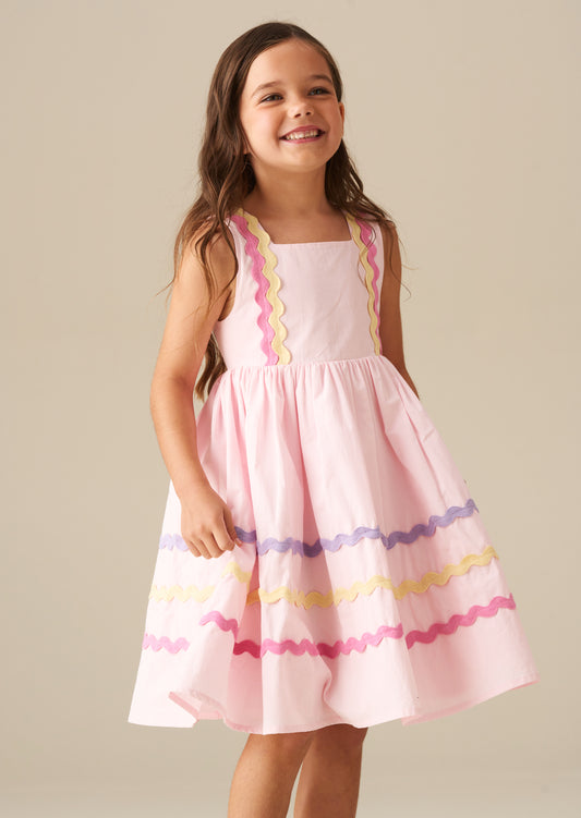 Mia Wide Ric Rac Dress