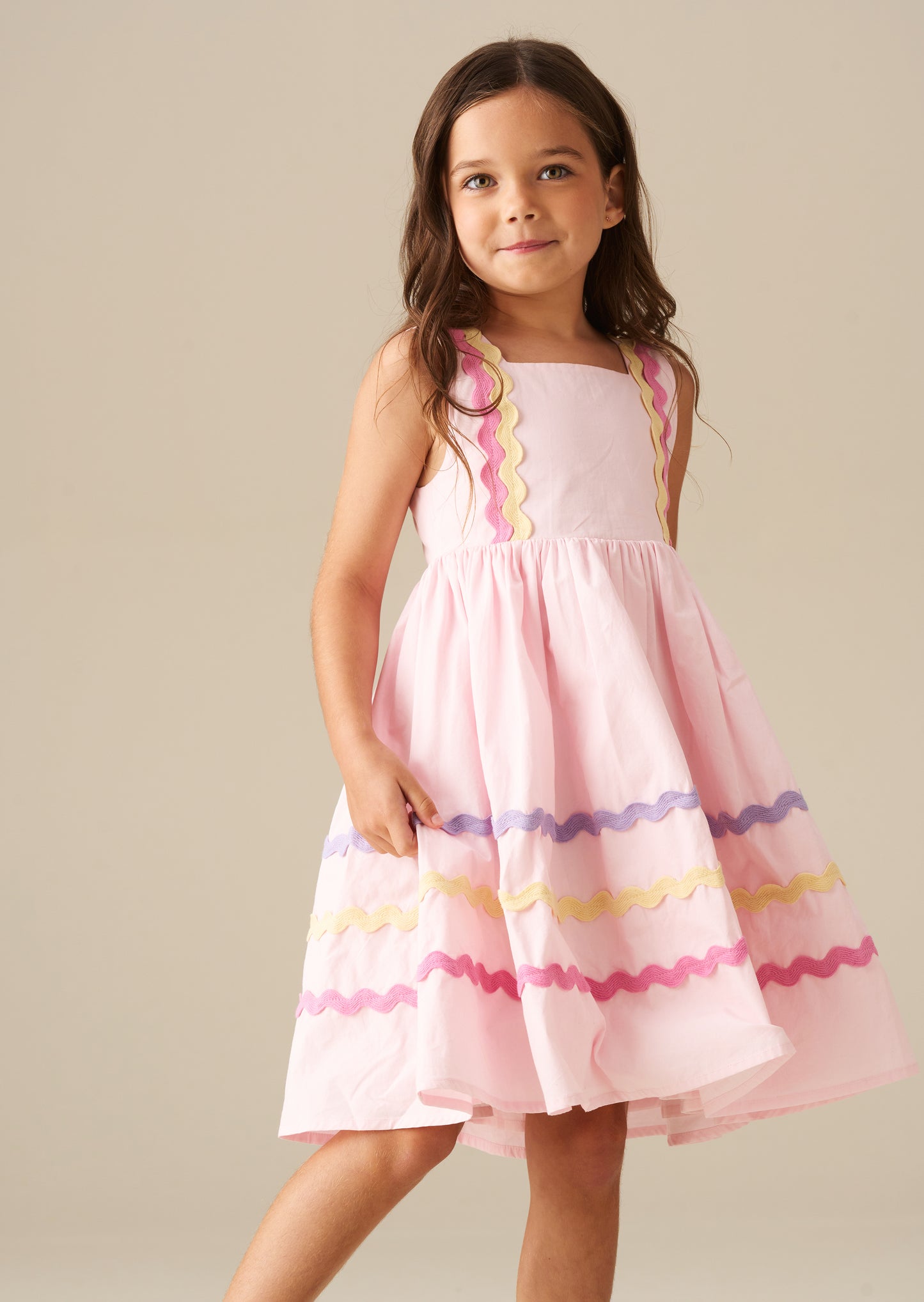 Mia Wide Ric Rac Dress
