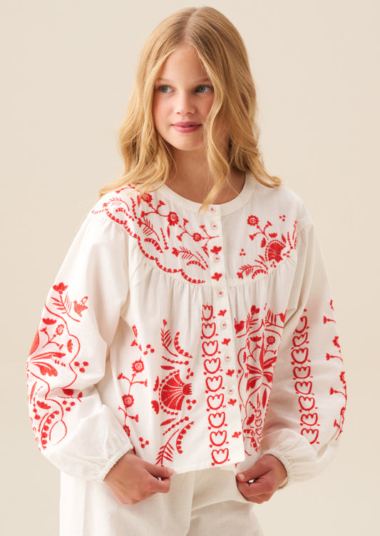 Pippa Embroidered Blouse