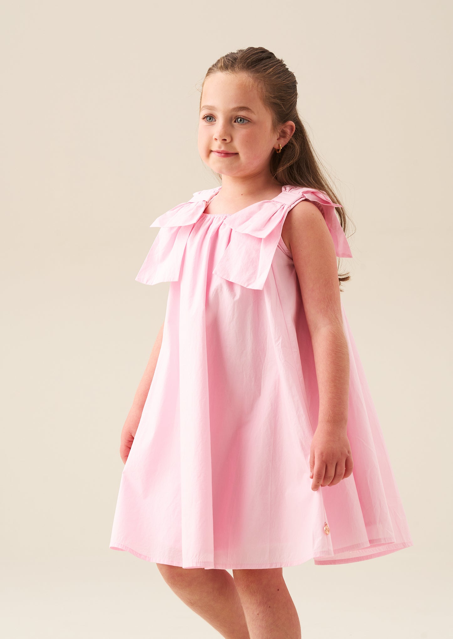 Ivy Bow Strap Swing Dress