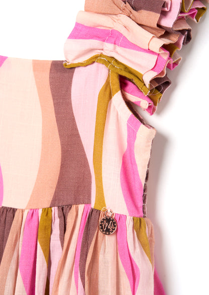 Marley Wave Print Maxi Dress