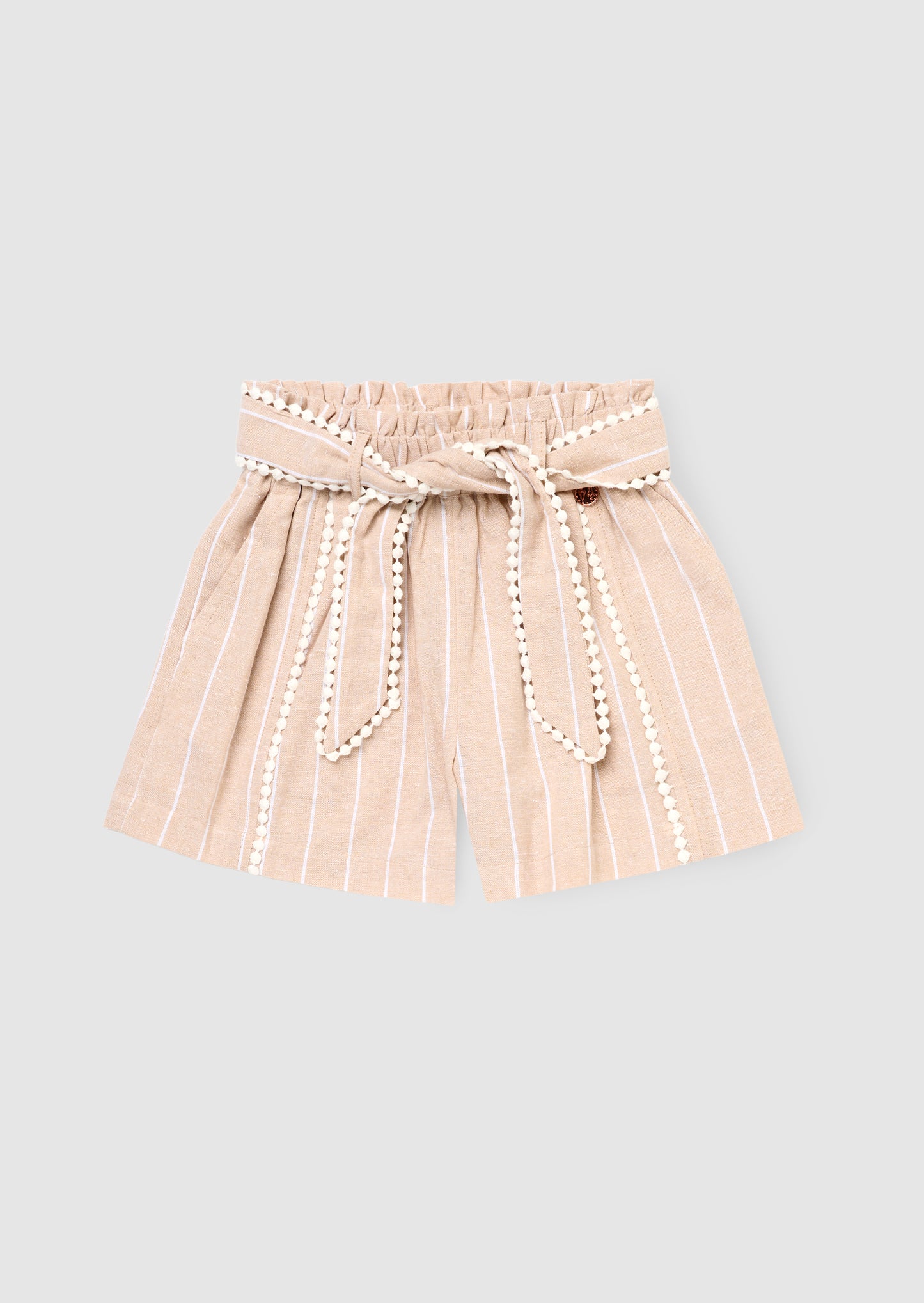 Jenna Stripe Linen Shorts