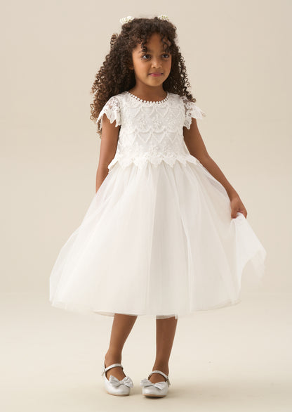 Lucy Lace Ivory Dress