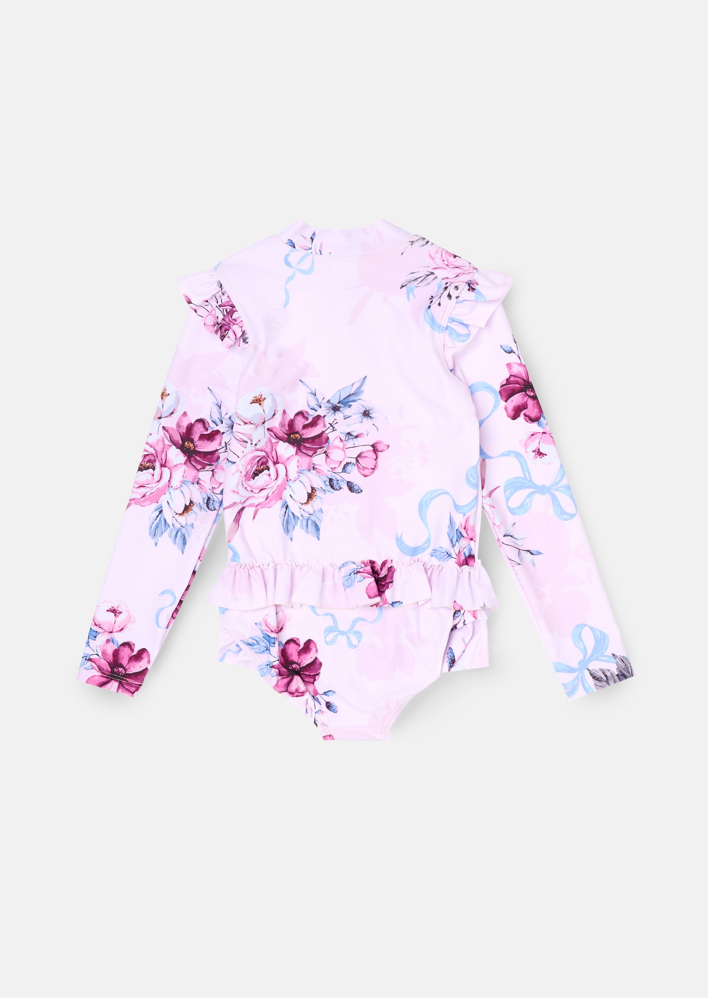 Pearl Floral Sunsafe LS Swimsuit