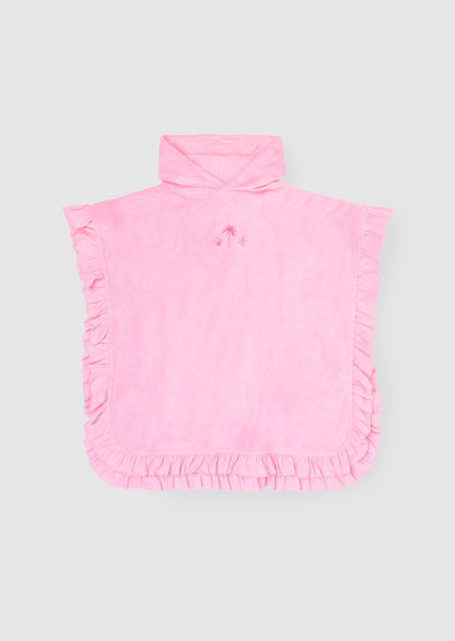 Shelley Embroidered Towelling Poncho