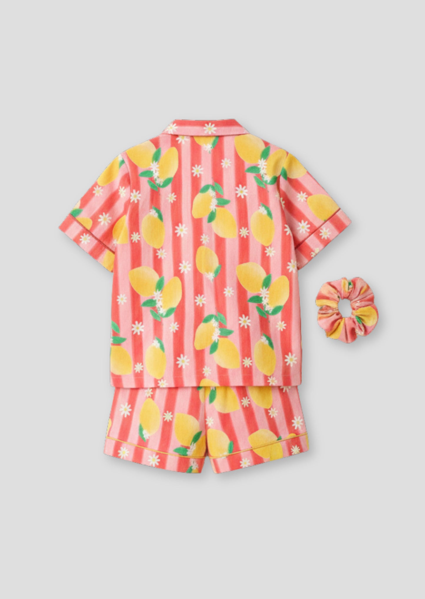 Capri Multi Lemon Print Shirt & Short PJs