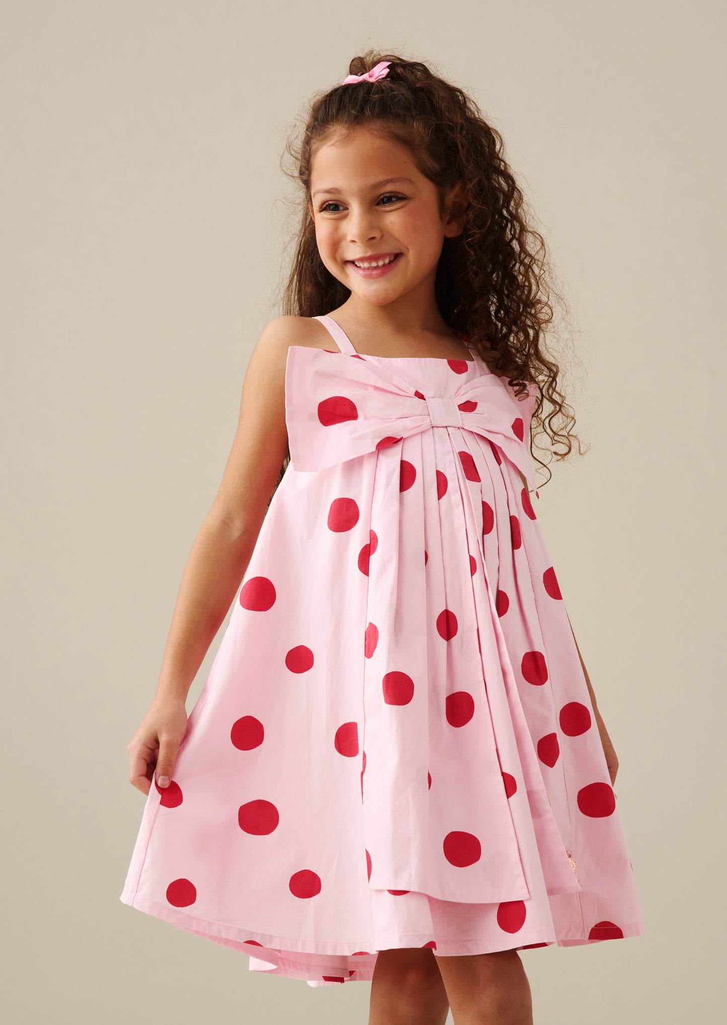 Spot Bow Dress