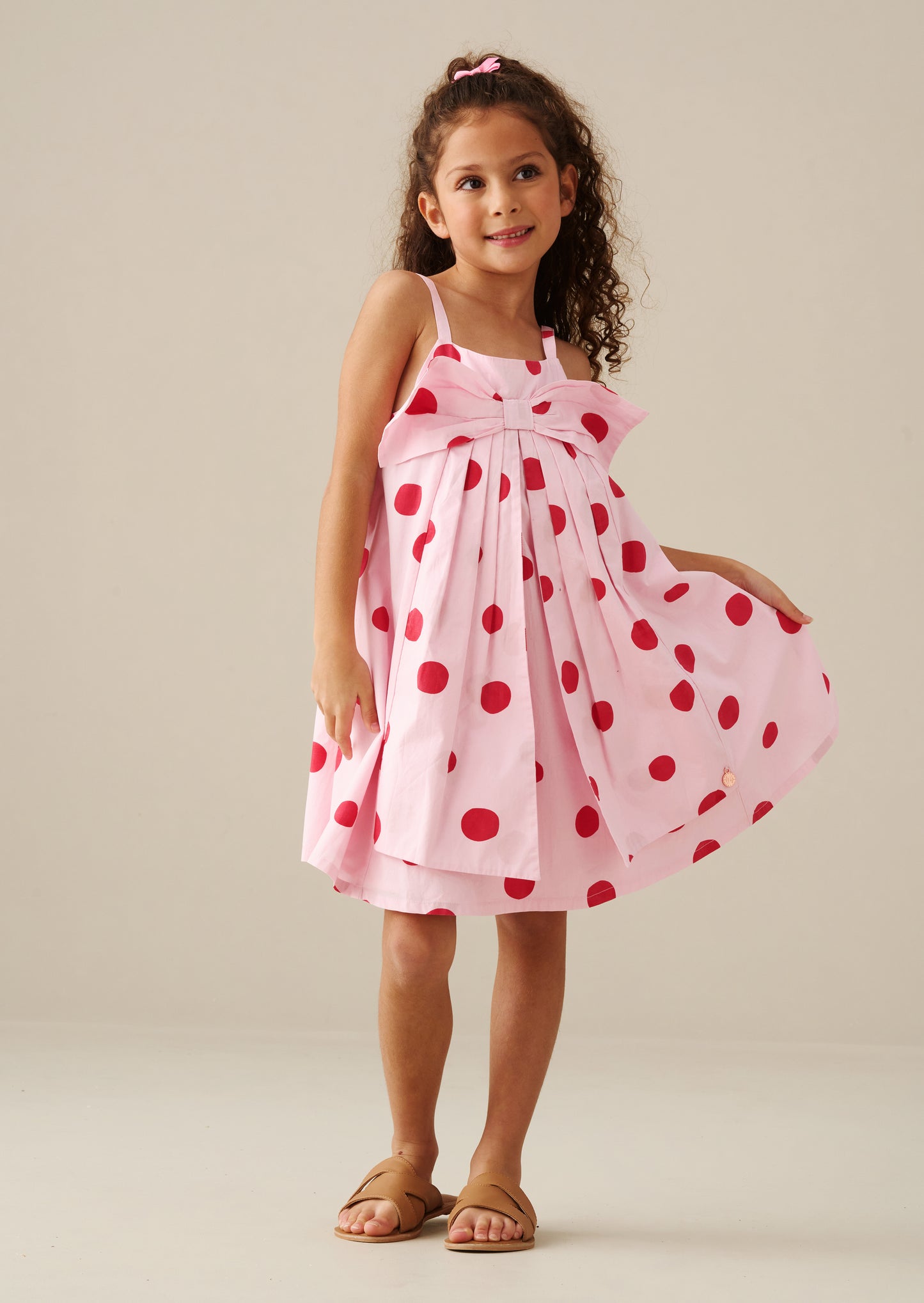 Spot Bow Dress