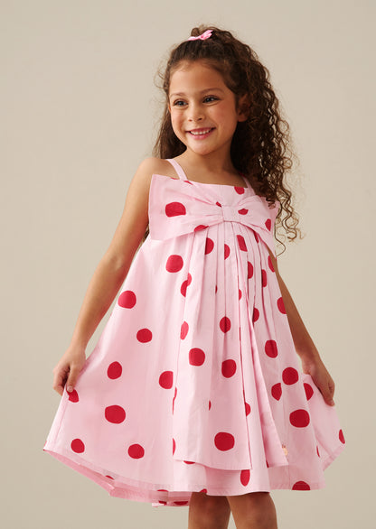 Spot Bow Dress
